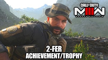 COD Modern Warfare 3 - 2-fer Achievement/Trophy - Kill 2 enemies with 1 Bullet 5 times in 