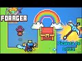 Resolvi o Enigma do Arco-Íris; Nova Picareta de Cristal e Muitos Droides | Forager #6