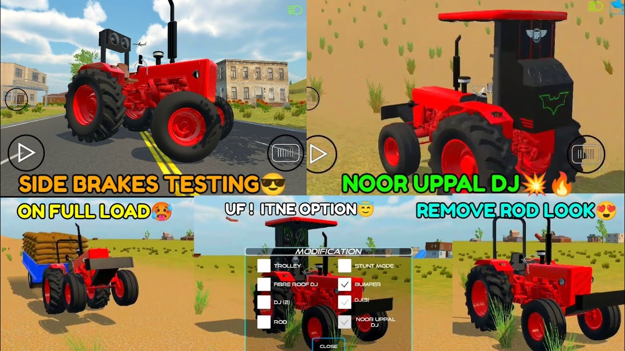 New Indian Mahindra tractor game new update, new dj,new look,new