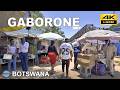Gaborone Vom Bahnhof Zum Three Dikgosi Monument Spaziergang Durch Die Main Mall Botswana