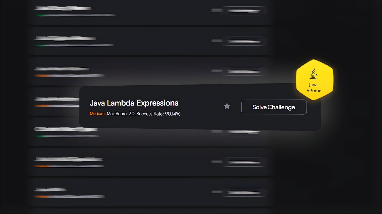 HackerRank | Java | Lambda Expressions | Gold Badge Grind | No Talking