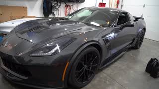 HOW TO CHANGE OIL CORVETTE C7 WITH JACKSTANDS