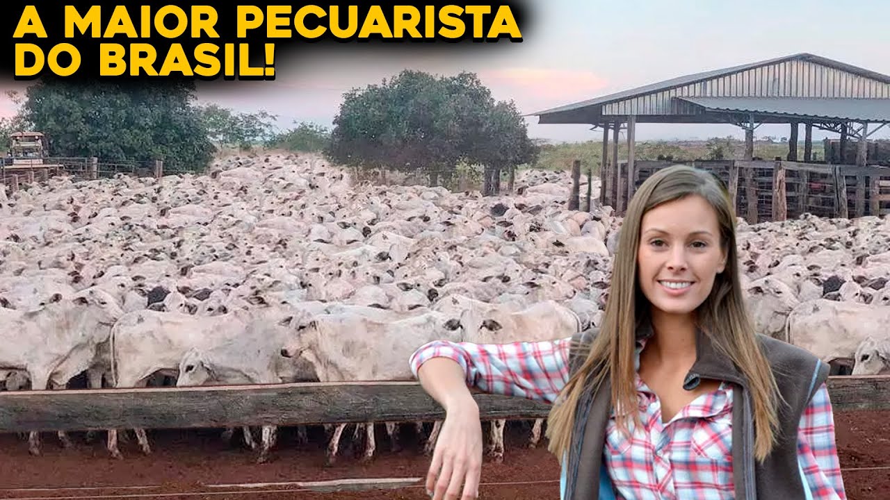 A INCRÍVEL RAINHA DO GADO BRASILEIRA – A MAIOR PECUARISTA DO BRASIL!