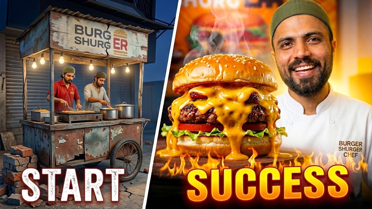 Started from a Small Cart, Now a Brand! 🚀 Burger Shurger’s Full Success Story
