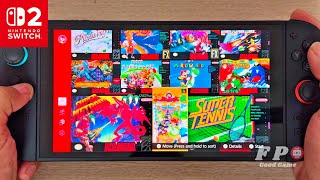 Super Nintendo Entertainment System Gameplay on Ni ntendo Switch 2 (handheld mode)