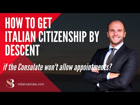 How to Get Italian Citizenship by Descent without Italian Consulate's appointments?