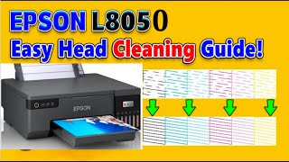 Epson L8050 L18050 Head Cleaning Setting
