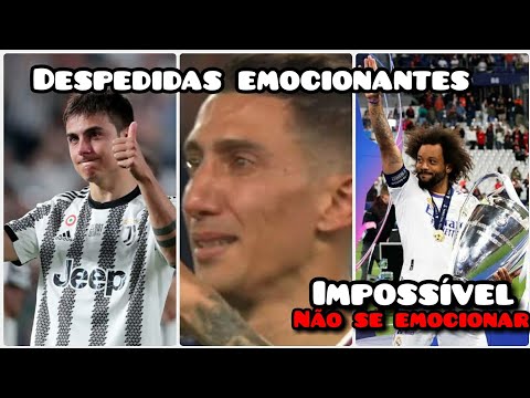 IMPOSSÍVEL NÃO SE EMOCIONAR COM ESSAS DESPEDIDAS DE JOGADORES.