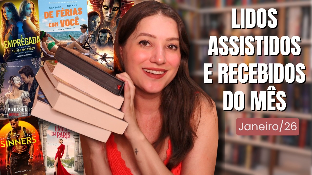 LEITURAS, RECEBIDOS E ASSISTIDOS DE JANEIRO 2026 📚