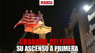 Así celebró el Granada su ascenso a Primera I MARCA
