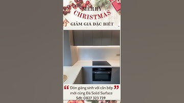 Thi công mặt đá Bếp Solid Surface| Nội Thất AOF