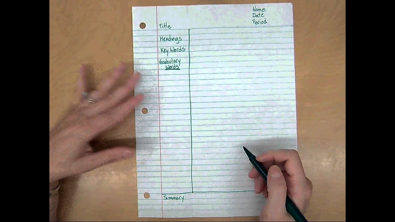 Cornell Note Taking — The Best Way To Take Notes Explained