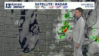 13 ON YOUR SIDE Forecast: Spotty showers then fall-like weather