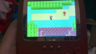 test video gameplay GBA (Pokemon Sapphire) on Retro Handheld Powerbank DY19 CFW Multicore Alpha
