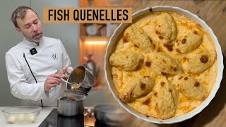 The art of regional French cuisine: FISH QUENELLES AND NANTUA SAUCE