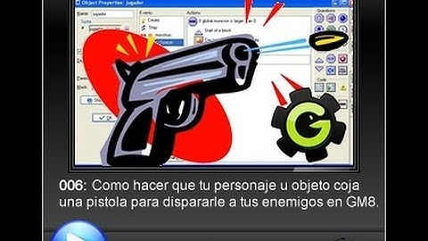 Tutorial Como poner armas y balas "Disparar" en Game Maker 8 (Conociendo GM8 Parte 5)