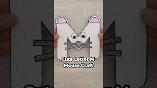 Easy Letter M Mouse Craft for Preschoolers