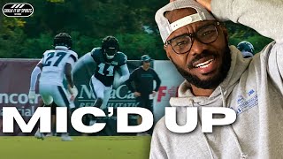 AJ Brown Wants to DESTROY Quinyon Mitchell | Eagles Training Camp Mic'd Up REACTION