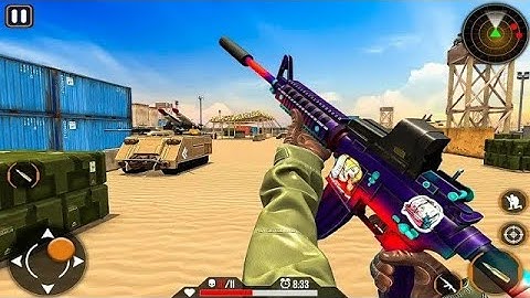 Gun Games FPS Strike Missions- Commando Shooting - Android Gameplay.