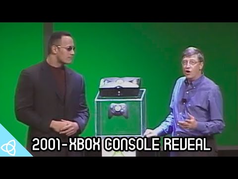 2001 - Xbox Console Reveal with The Rock and Bill Gates