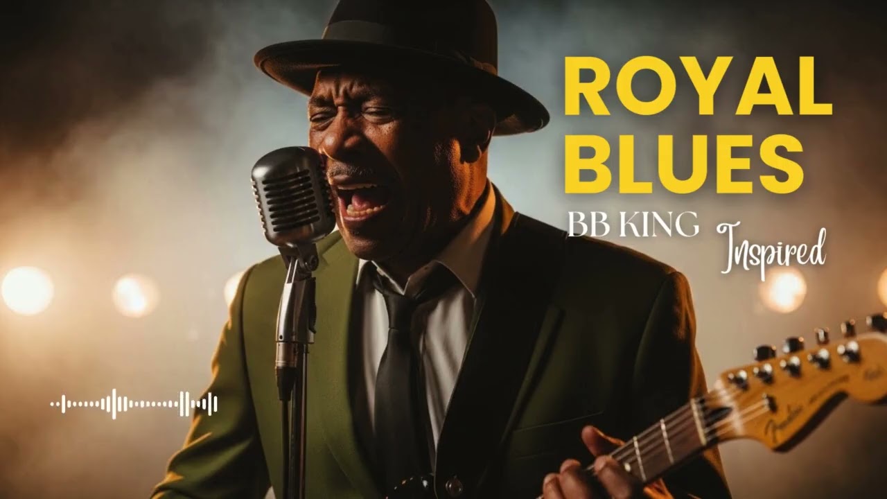 🎸 B.B. King’s Inspired Blues Silent Crown – Soft Power Wrapped in Pure Blues! 👑💫