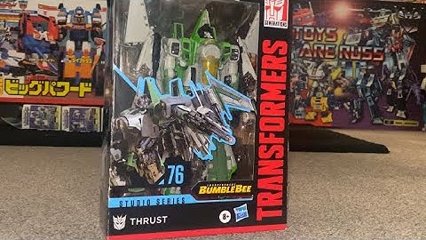 How to transform Transformers studio series 76 voyager class thrust process video bumblebee