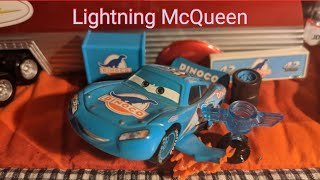 Mattel Disney Cars Diecast Storm Lightning Mcqueen Dinoco Day Dream Review