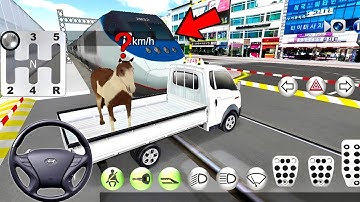 Crazy Bullet Train Vs Hyundai Pickup Accident-3D Driving Class-Ios Android Gameplay