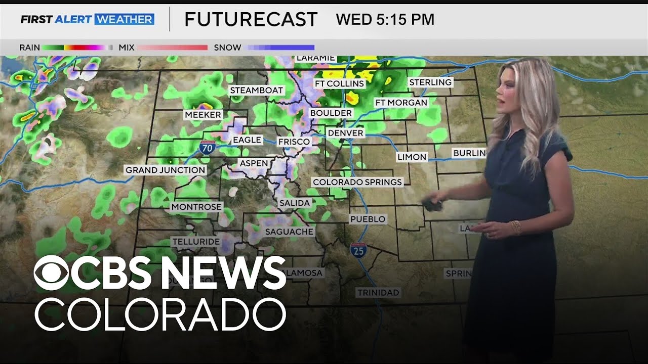 Afternoon storms return to the forecast for Denver - YouTube