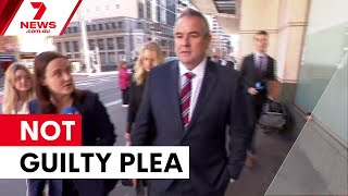 Former cop pleads not guilty to double murder | 7NEWS