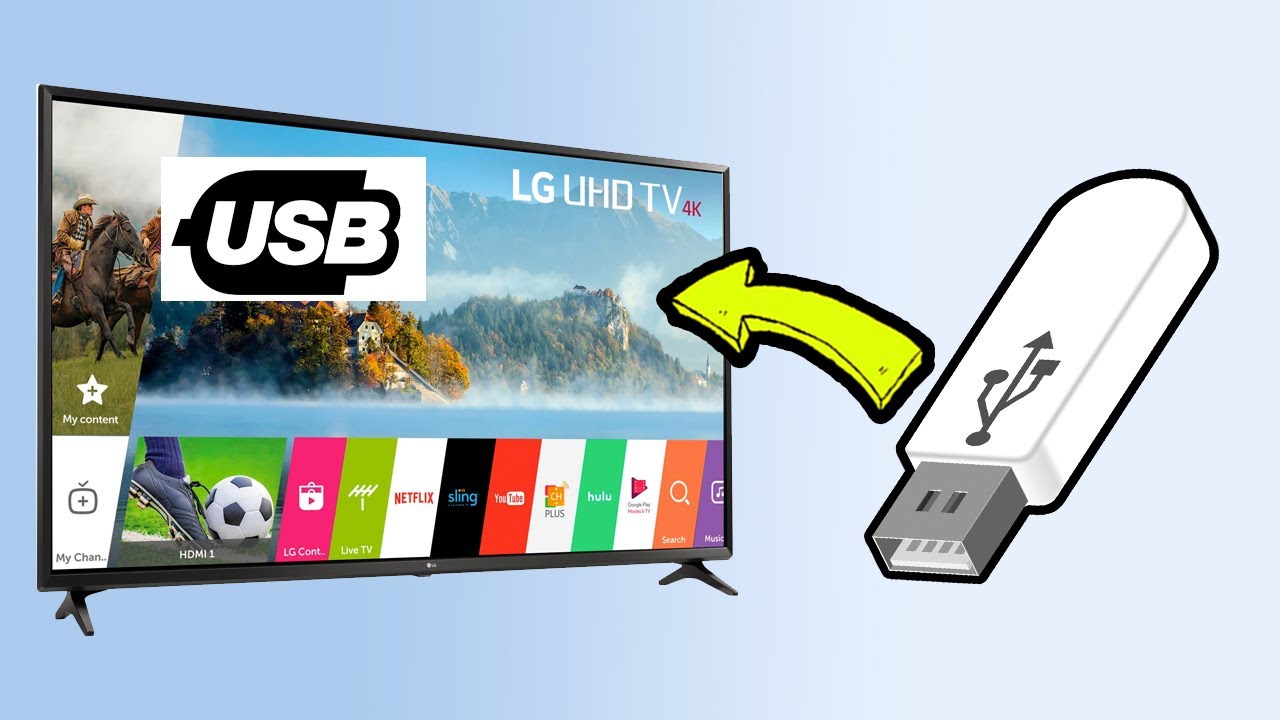 How to Use a USB Drive on Your LG Smart TV - YouTube