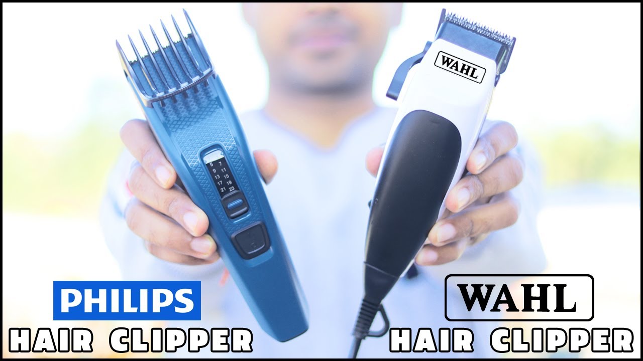 Philips HC3505 VS WAHL Hair Clipper | Best Hair Trimmer for men under 1500  India - YouTube