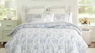 Amazon com Laura Ashley Home  Charlotte Collection  Luxury Ultra Soft Comforter All Season Premium B screenshot 1