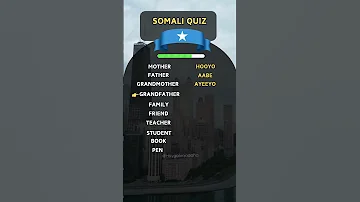 Can You Translate These Useful Words In Somali Shorts 