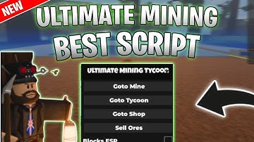 *NEW* Ultimate Mining Tycoon Script (PASTEBIN 2025) (GOTO TYCOON , AUTO FARM  , AUTO SELL)