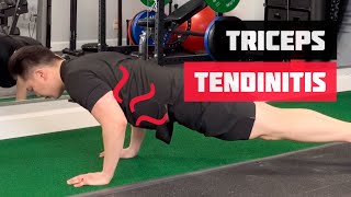 Triceps Tendinitis recovery exercises for elbow pain - How to Strengthen the Triceps Tendon