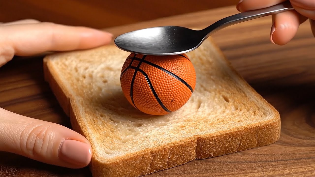 Satisfying AI ASMR Sport Toast Spread | Oddly Satisfying Food Textures