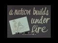 “A NATION BUILDS UNDER FIRE” 1967 VIETNAM WAR DOCUMENTARY W/ ACTOR JOHN WAYNE  XD81335