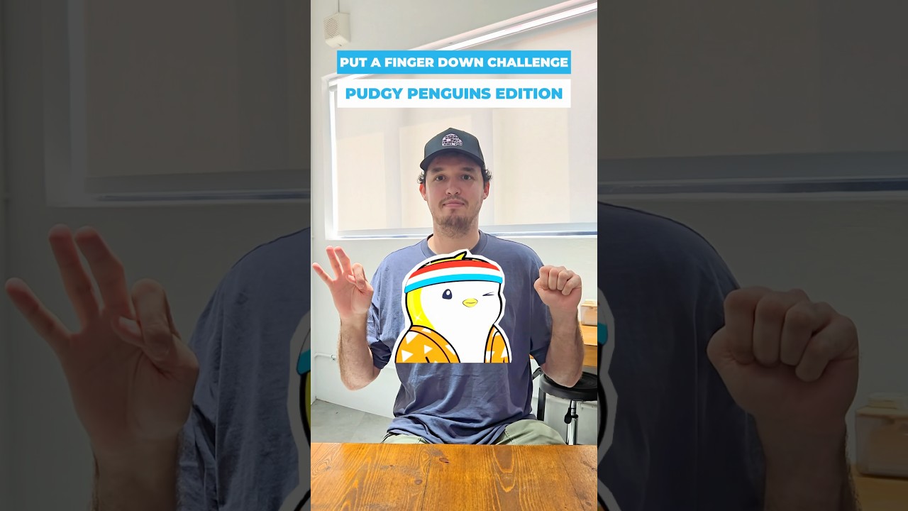 “Put a Finger Down” challenge with Luca Netz, CEO of Pudgy Penguins. Let’s see if he’s a true degen!