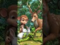 सच्चे दोस्तों ने बचाई हिरण की जान | Deer Friendship Story | #junglestory#cartoon #animals#moralstory