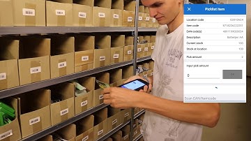 Mobile order picking App
