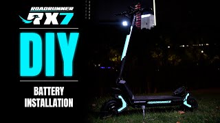 RoadRunner RX7 -  Battery Installation