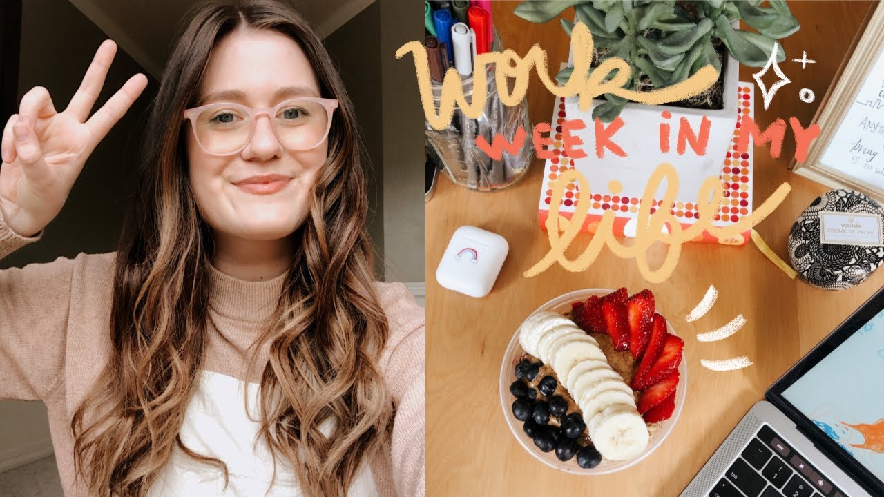 WORK WEEK IN MY LIFE: 9-5 working in social media marketing - YouTube