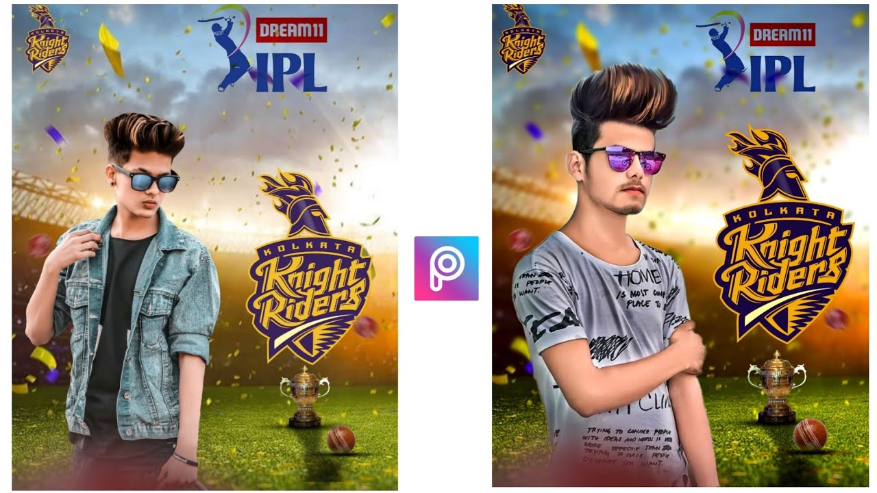 Picsart KKR photo Editing | ipl Kolkata knight riders photo editing | ipl kkr Editing picsart