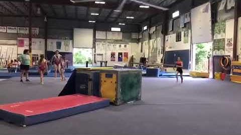 Gymnastics Video- Front layout front tuck drill
