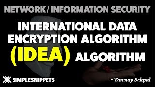 IDEA (International Data Encryption Algorithm) | Complete Encryption Process in Detail with Diagrams screenshot 3