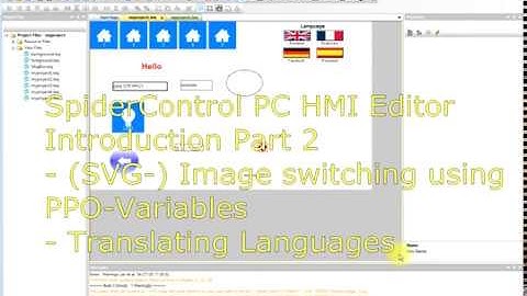 SpiderControl PC HMI Editor Part 2: Introduction to the editor functions