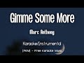 Marc anthony  gimme some more karaokeinstrumental  palla voy  fkm free karaoke music