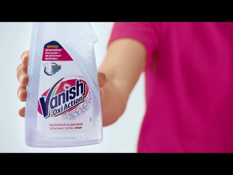 Pub Vanish Oxi Action raviveur de blancheur détachant textile gold mars 2020