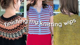 Finishing my knitting WIPs ep. 4